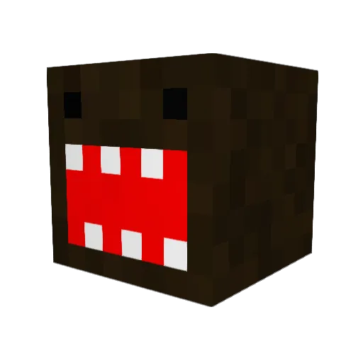 FlaccidRapier Minecraft avatar head, 3D render
