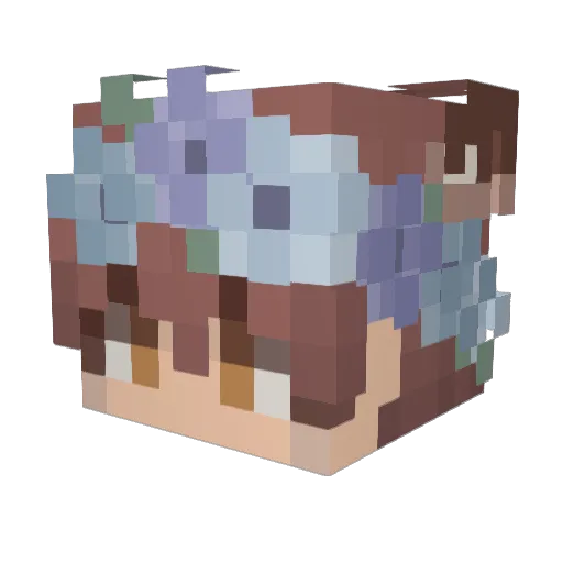 FlacoLedesma Minecraft avatar head, 3D render