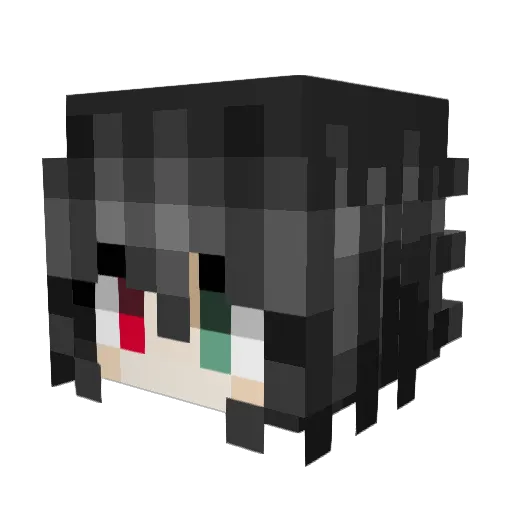 Fladalu_38 Minecraft avatar head, 3D render