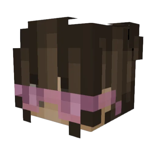 Flaf_fy Minecraft avatar head, 3D render