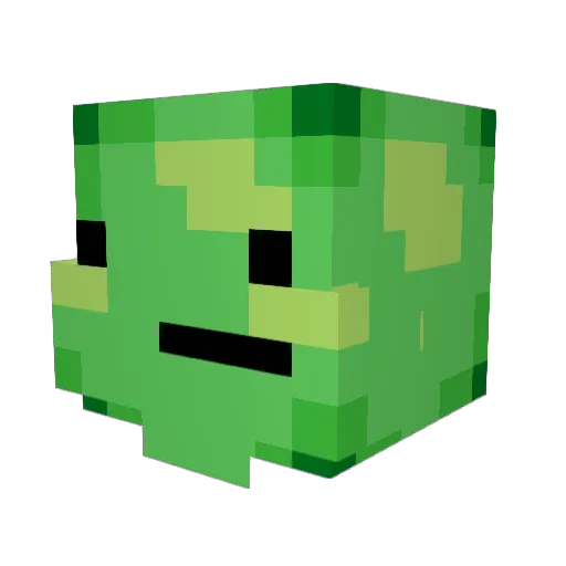 FlagsMatrix Minecraft avatar head, 3D render