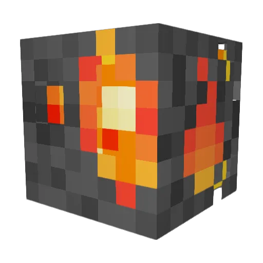 Flaimyh Minecraft avatar head, 3D render