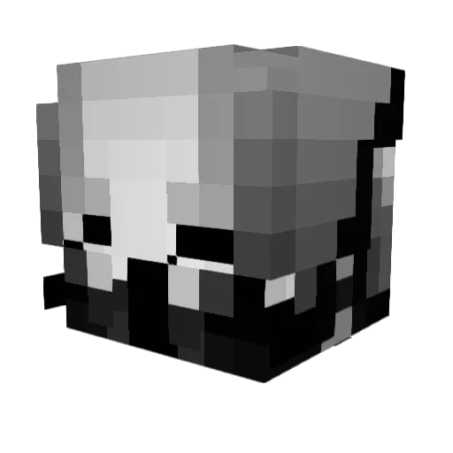 FlairGuardian Minecraft avatar head, 3D render