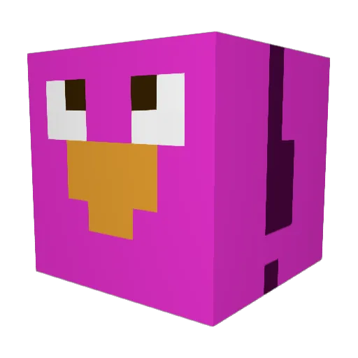 Flam1n1c3Sn1p3r Minecraft avatar head, 3D render