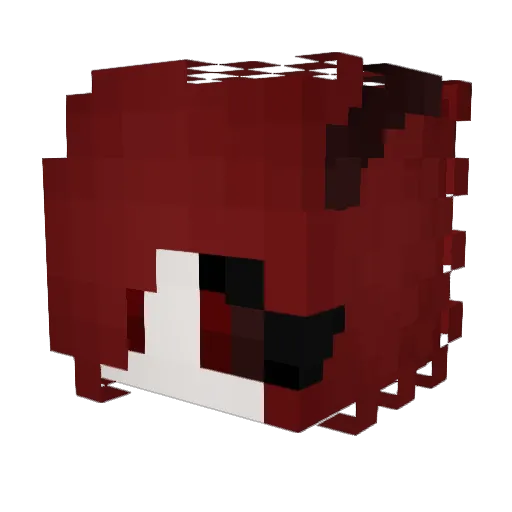 FlamTastic Minecraft avatar head, 3D render