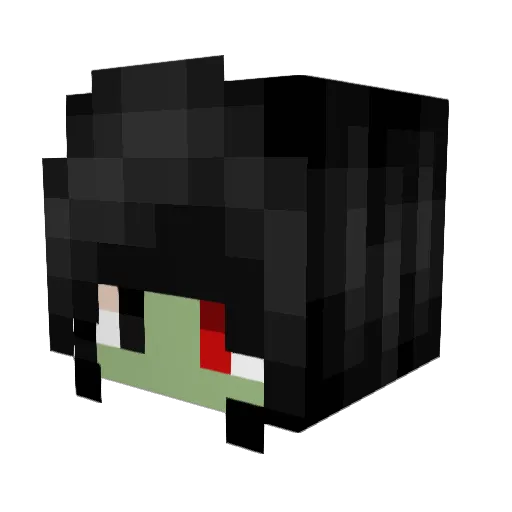 Flamanga_ Minecraft avatar head, 3D render