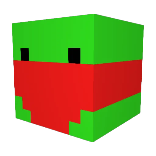 FlambeSatyr Minecraft avatar head, 3D render