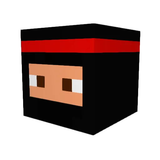 Flame98756123 Minecraft avatar head, 3D render