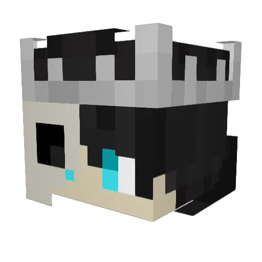 FlameDragon20 Minecraft avatar head, 3D render