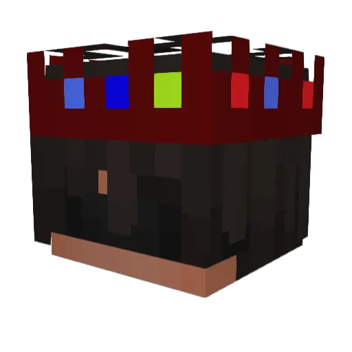 FlameFrags909 Minecraft avatar head, 3D render