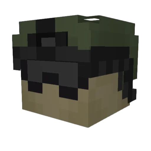 FlameHammer04 Minecraft avatar head, 3D render