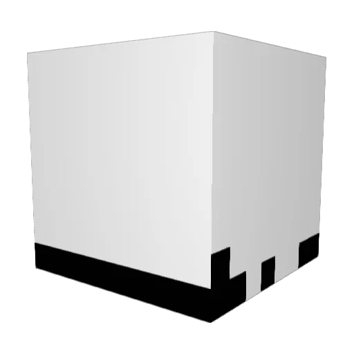 FlameMCGame Minecraft avatar head, 3D render