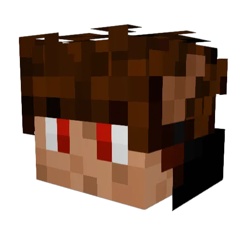Flame_King1941 Minecraft avatar head, 3D render
