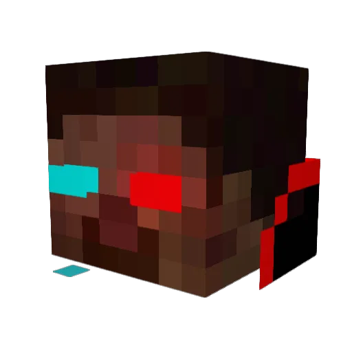 Flame_Nitro Minecraft avatar head, 3D render