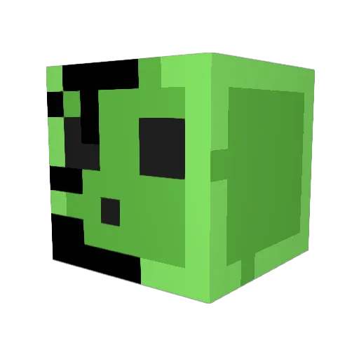 Flame_ViperHD Minecraft avatar head, 3D render