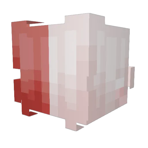 Flameboi73 Minecraft avatar head, 3D render
