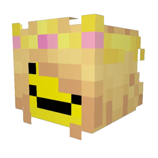 Flamefr7gs_ Minecraft avatar head, 3D render