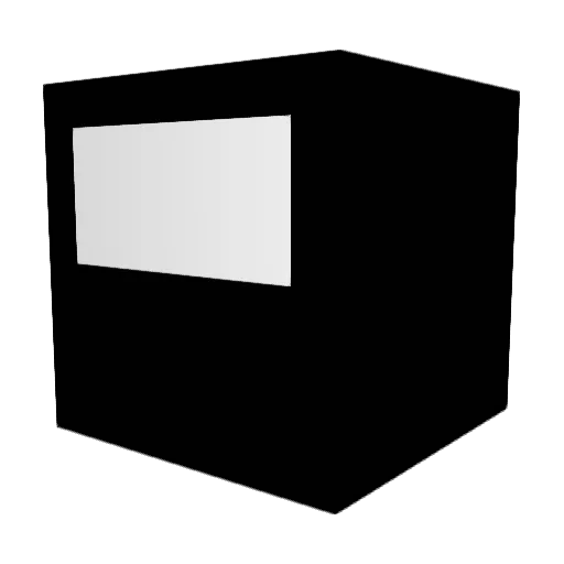Flameman360 Minecraft avatar head, 3D render