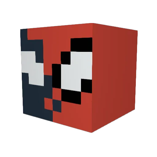 Flamey_25 Minecraft avatar head, 3D render