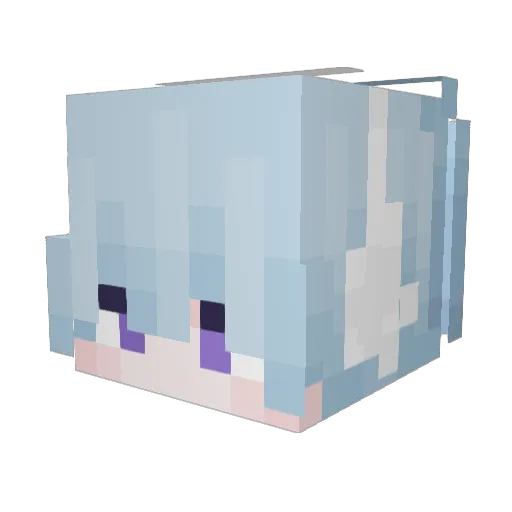 Flameyn Minecraft avatar head, 3D render