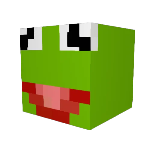 FlamingBagel6 Minecraft avatar head, 3D render