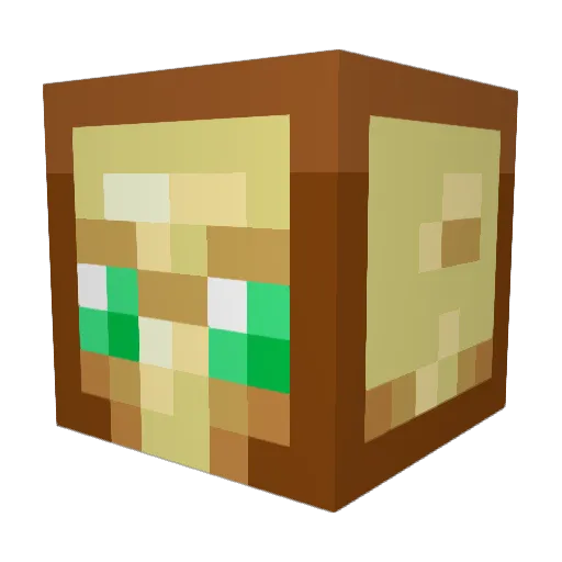 FlamingBird101 Minecraft avatar head, 3D render
