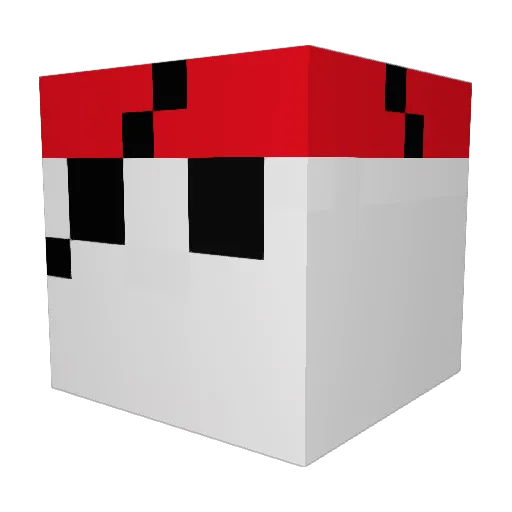 FlamingDonkey08 Minecraft avatar head, 3D render