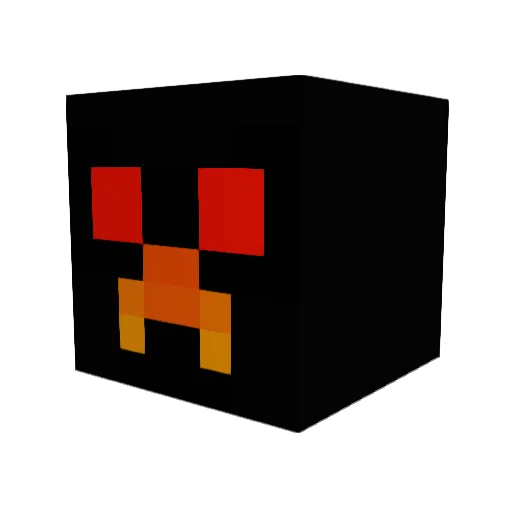 FlamingHats Minecraft avatar head, 3D render