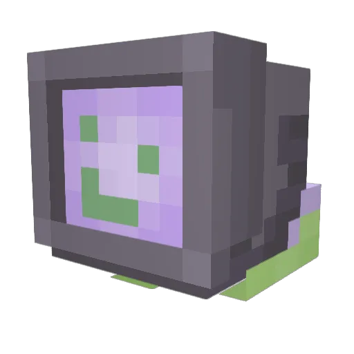 FlamingWizard04 Minecraft avatar head, 3D render