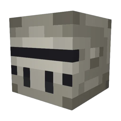 Flamingdog1 Minecraft avatar head, 3D render