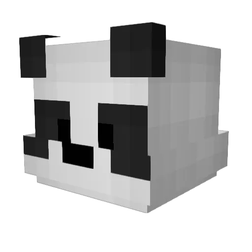 Flamingf22 Minecraft avatar head, 3D render