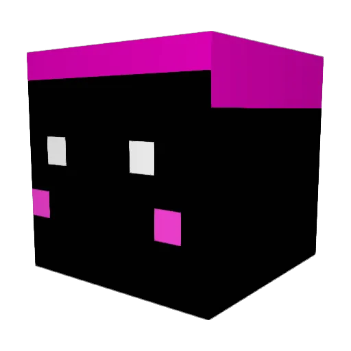 FlamingoKarma65 Minecraft avatar head, 3D render