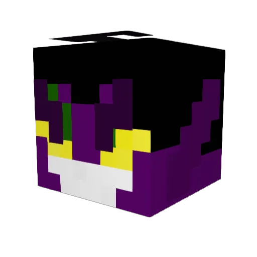 Flamingphoenix63 Minecraft avatar head, 3D render