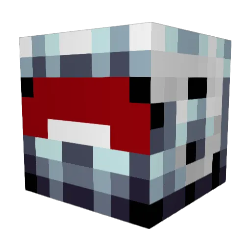 Flamingwolf4629 Minecraft avatar head, 3D render