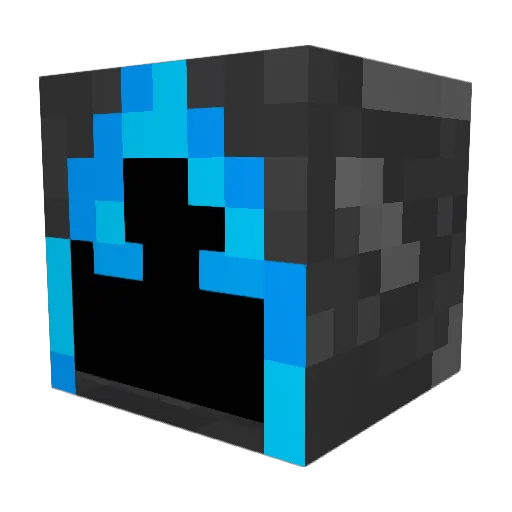 FlammableFoxx Minecraft avatar head, 3D render