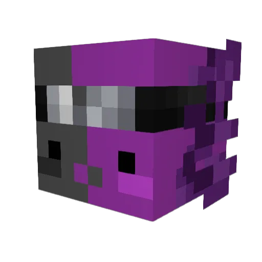 Flammer117 Minecraft avatar head, 3D render
