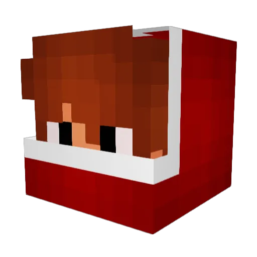FlamyGames Minecraft avatar head, 3D render