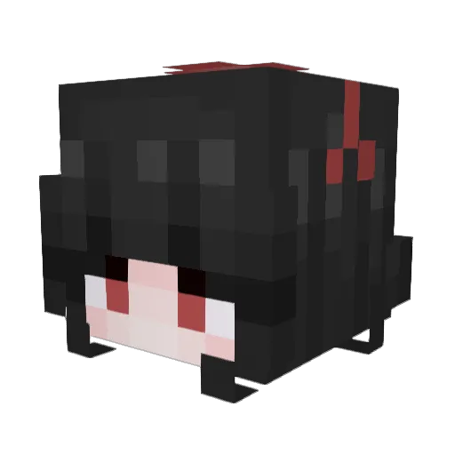 FlanC8576 Minecraft avatar head, 3D render