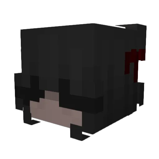 Flandre_1 Minecraft avatar head, 3D render