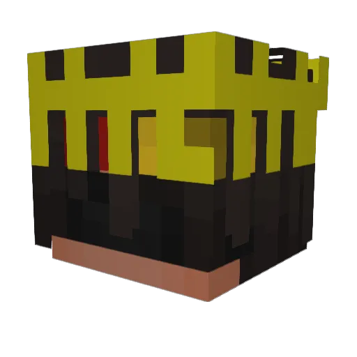 Flanesay Minecraft avatar head, 3D render