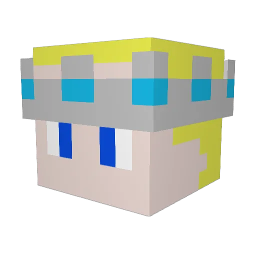 FlanzerAnko Minecraft avatar head, 3D render