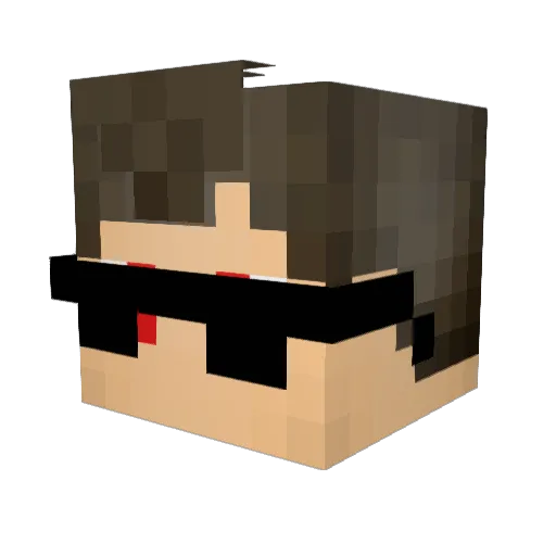 FlapJackPVP_TG Minecraft avatar head, 3D render