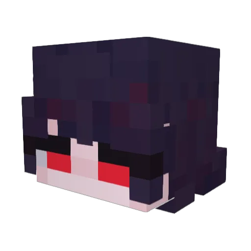 Flapest Minecraft avatar head, 3D render