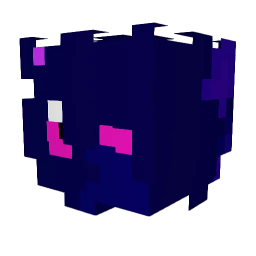 Flappyyyyy Minecraft avatar head, 3D render