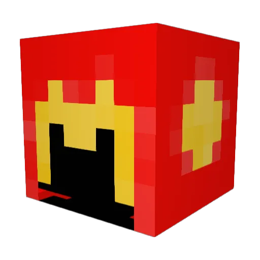 Flar3ye Minecraft avatar head, 3D render