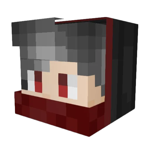Flare4706 Minecraft avatar head, 3D render