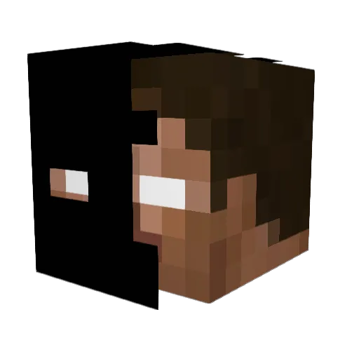 Flare5657 Minecraft avatar head, 3D render