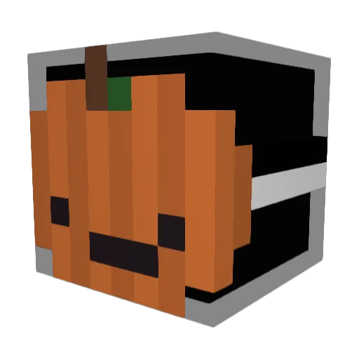 FlareW Minecraft avatar head, 3D render