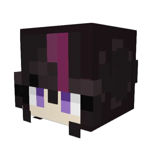 Flare_Tomb Minecraft avatar head, 3D render