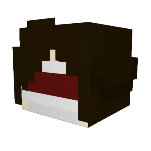 Flarea_Draco Minecraft avatar head, 3D render